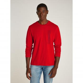 Calvin Klein Langarmshirt »HORIZONTAL LOGO TEE LS«, mit Logoprägung