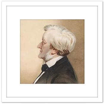 Diefenbach Composer Portrait – 8x8 Square Wooden Mount
