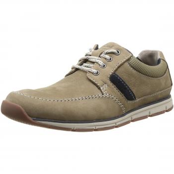 Clarks Beachmont Edge, Scarpe da uomo, Beige (Taupe Nubuck)