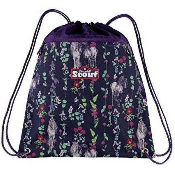 Scout‑Tasche für Schüler – 36 cm Flower Horses Edition
