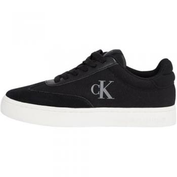 Tênis CALVIN KLEIN YW0YW01636 Classic Cupsole Low 0GM Preto e Branco