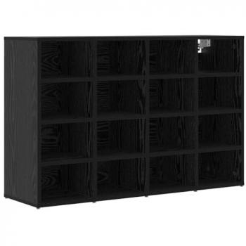 Scarpiera Multi-Strato Rovere Nero 103x30x67 cm – VidaXL