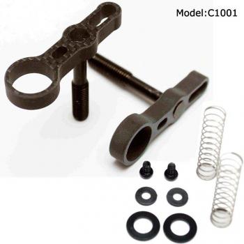 Aceoffix Quick Release C Buckle Hinge Clamps for Brompton