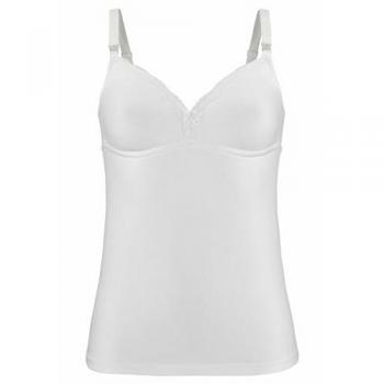 Damen‑Still-BH Petite Fleur – Größe 100, Cup E, weiße Spitzenoptik