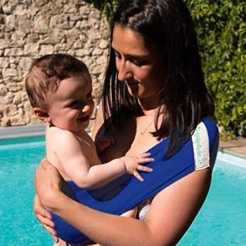 NELOBULLE Aquabulle Vert, Porte-Bébé d'appoint de Plage, Néobulle (M (38/40))