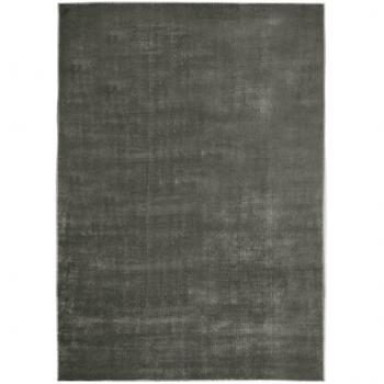 Tappeto in Poliestere Grigio Talpa 180x270 cm Lavabile e Pieghevole