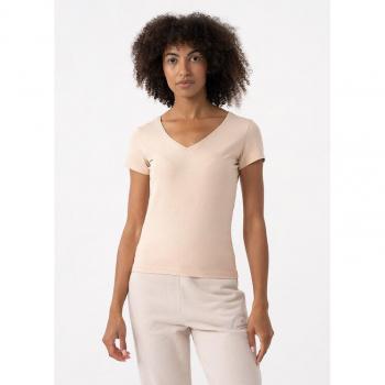 4F T-Shirt in Écru