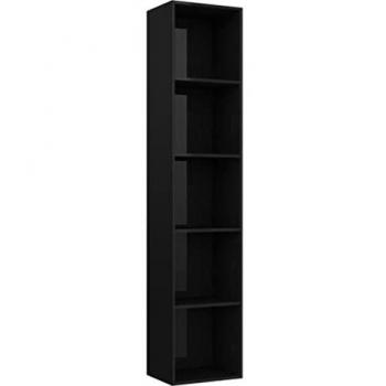 40x30x189 cm Engineered Wood High Gloss Book Cabinet