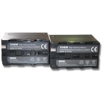 Kit double batterie 6000 mAh 7,2 V Li‑ion – Sony HXR‑NX5E