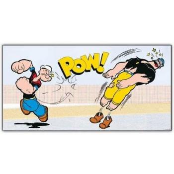 Popeye et Brutus – Segar Artopweb 100×50×1,8 cm (bois multicolore)