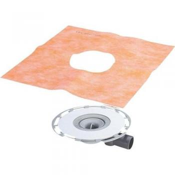Viega Advantix DN 50, évacuation salle de bain, plastique gris, sans fixation