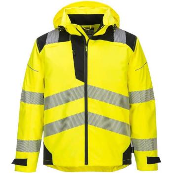 Giacca Hi-Vis Portwest PW360 Impermeabile Traspirante Nero/Giallo 2XL