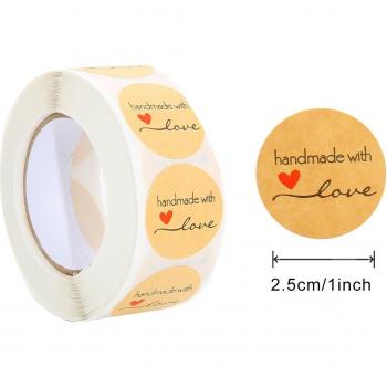 Parches Adhesivos 500 Unidades – Kraft Natural