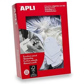 13x34 mm Apli White Merchandise Tags – 1000 Pack