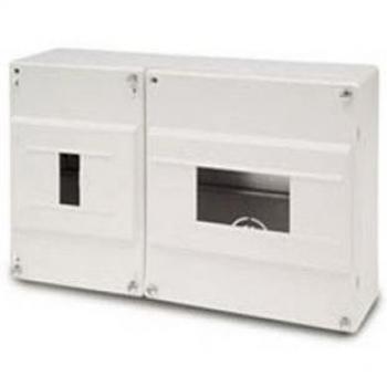 FAMATEL – Armario superficie IP40 | ICP 32 | 8 elementos | 195x284x55 | Blanco