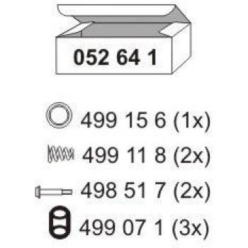 ERNST Montagesatz Schalldämpfer 052641