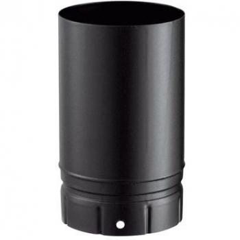 Tuyau émaillé noir mat 0.25m diamètre 180