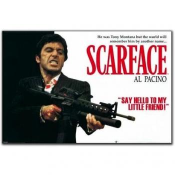 Al Pacino Multicolor – Affiche bois 90×60 cm – Artopweb