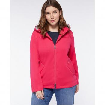 Mujer Fiorella Rubino: Sudadera Cómoda con Capucha y Cremallera