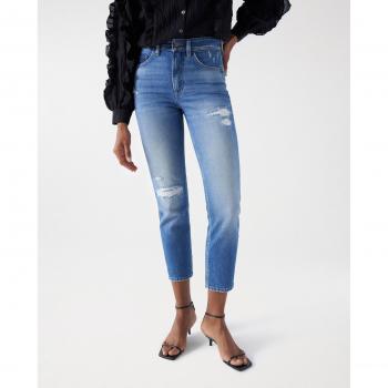 Salsa Jeans Vaqueros Faith con corte slim, detalle push in y rotos