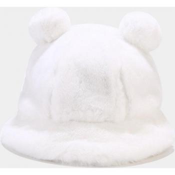 Soft Warm Leopard Fur Protection Bucket Hat