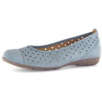 Gabor Ballerina mit Hovercraft Sohle in Jeans