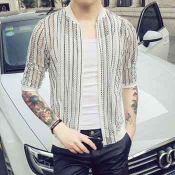 Abrigo Casual Medio Manga XL Hombre