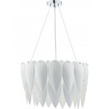 Dar Lighting 3-Light Ceiling Pendant in White Finish