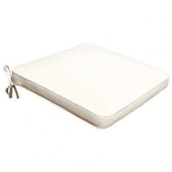 Almohada Cuadrada 50x45 en Beige, Poliéster Desenfundable