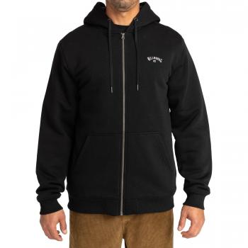 Billabong Herren Sweatjacke Arch Sherpa Fleece schwarz