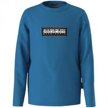 Napapijri Kinder Langarmshirt S-Chamois Dunkelblau