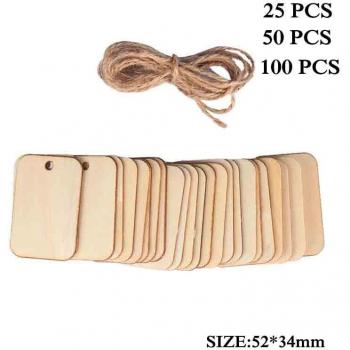 Set de Colgantes de Madera para Manualidades