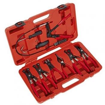 Sealey VS1662 | Hose Clip Removal Tool Set 9pc