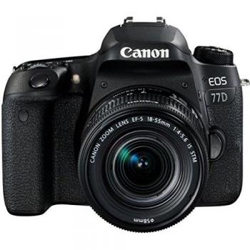 Canon EOS 77D 18‑55 mm IS STM – Fotocamera DSLR con WiFi/Bluetooth