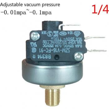 1/4 Adjustable Vacuum Switch for Negative Pressure -90 to -10 kPa