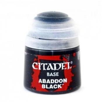 Games Workshop Abaddon Black Base Paint 12ml