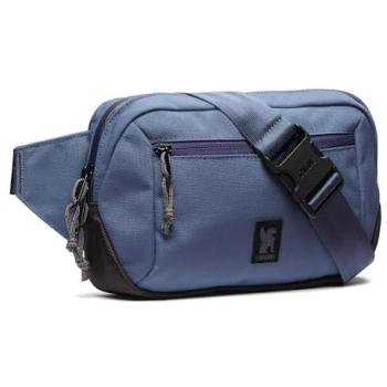 Unisex Indigo Chrome Zip Waist Tote