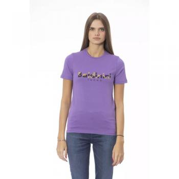 Baldinini Trendy Purple Cotton Top