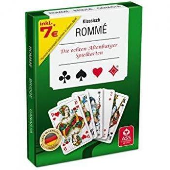 Ass Altenburger Rommé Kartenspiel in Stülpschachtel