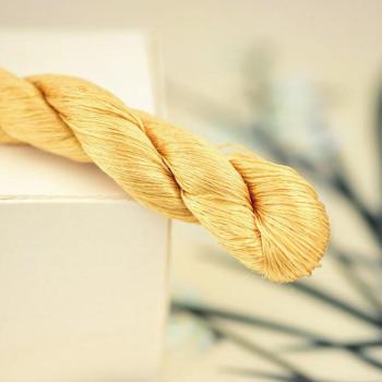 400m Silk Thread for Hand Embroidery, Pale Brown Series
