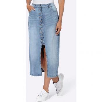 Jupe longue chic délavée