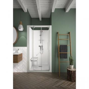 Kinemagic7 Serenity 100x80 Niche Pivotante Transparent Mécanique – Kinedo KT‑1008‑NHP