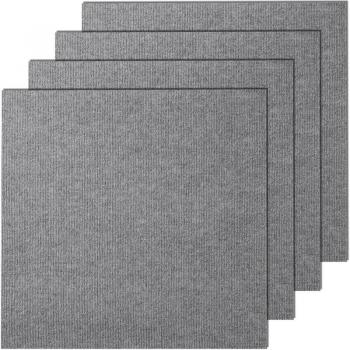 Commercial Grade Gray 24x24 Inch Carpet Squares