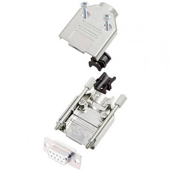 Sub‑D Femelle 180° – 9 pôles – Encitech DTPK‑M‑09‑DBS‑W‑K