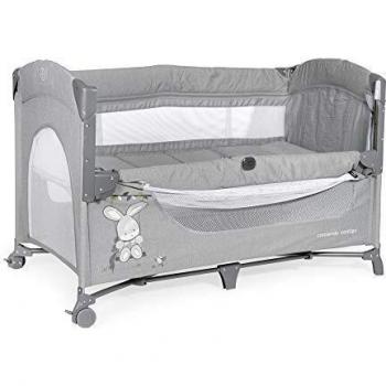 Lettino da viaggio Oxford grigio