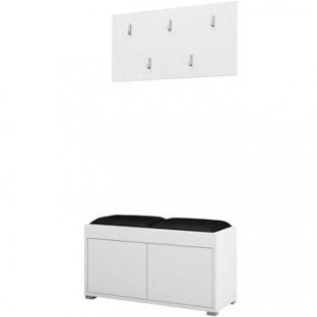 Corridor Furniture Set Comfivo Fersoe 117 – White – Laminate Trucioline – Eco Skin