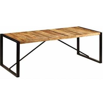 Table de Dîner en Bois de Manguier 220x100x75 cm