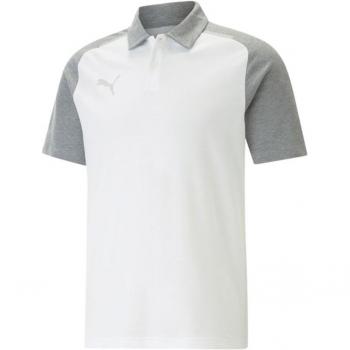 PUMA TeamCUP Casuals Poloshirt Herren Weiß XL