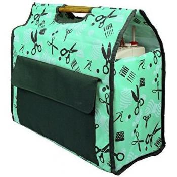 Kleiber, sac de rangement pour machine à coudre, couleur turquoise/gris