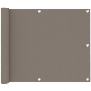 VidaXL Écran d'Intimité Taupe 75x400 cm
